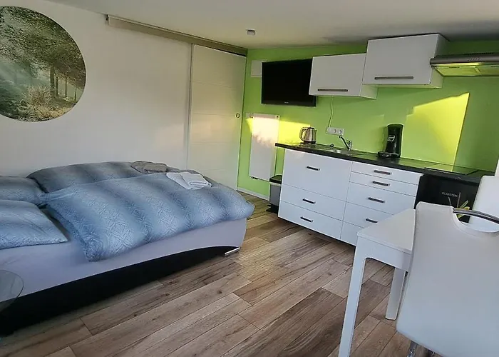Apartment All-in-one Mit Eigener Sonnenterrasse Im Garten Dusseldorf